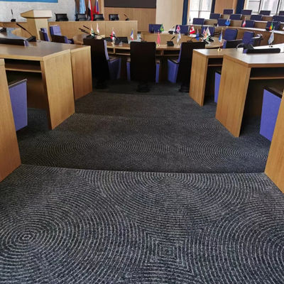 60.96cm*60.96cm Commercial Office Plush Printed Luxury Hotel Tile Carpet per aree pubbliche