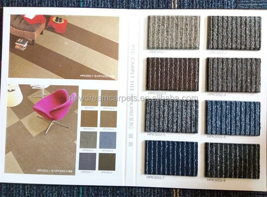 Tela per tappeto per ufficio in PP/Nylon 50x50 Loop Pile Modular Carpet US 2.5-20 / M2