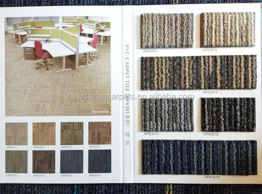 Tela per tappeto per ufficio in PP/Nylon 50x50 Loop Pile Modular Carpet US 2.5-20 / M2