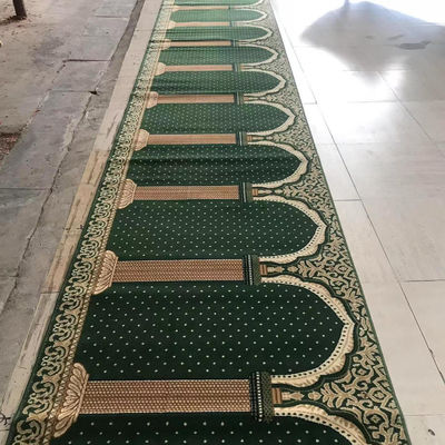 Parete a parete di preghiera della moschea tappeto rotolo in stile rettangolare per la preghiera musulmana