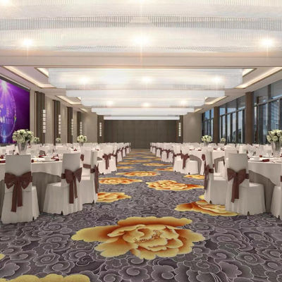 Hotel Lobby Hall 100% Tappeti per stampa su misura in nylon con stile di design moderno per tappeto