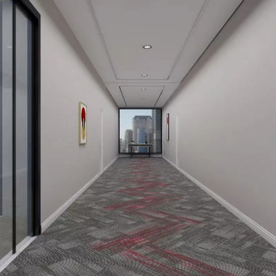 Piastrelle per tappeti in nylon per hotel e uffici 50x50 dimensione quadrata spessore totale 6 mm facile da installare
