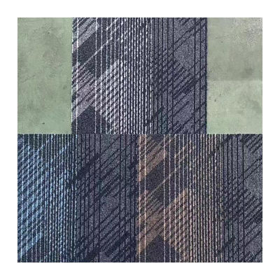 Loop Pile Luxury 100% Nylon Office Carpet Tiles 50x50cm Quadrati Peso della pila 620±20g/mq