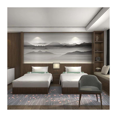 Moderno stile tappeti stampati su misura Materiale di nylon per hotel Tapis mural