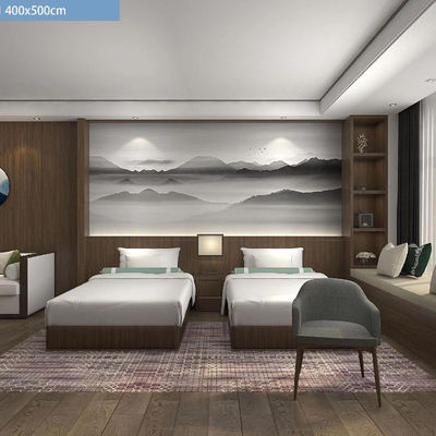 Moderno stile tappeti stampati su misura Materiale di nylon per hotel Tapis mural