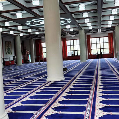 Tissuto Muslim Tapis di preghiera da parete a parete Rollo di stampa Tapis di moschea