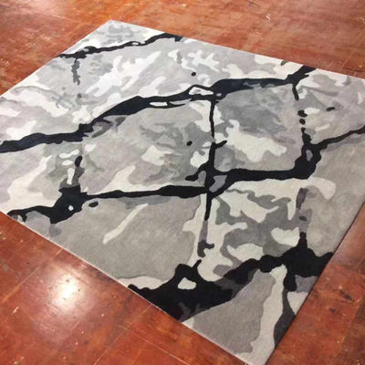 Tappeto 3D di grandi dimensioni in stile antico fatto a mano tappeto drago con logo personalizzato in nero