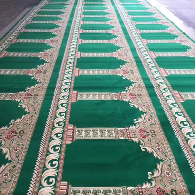 Tappeto di preghiera da muro a muro in nylon per la stampa di moschee con stile semplice
