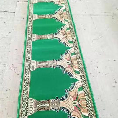 Tappeto di preghiera da muro a muro in nylon per la stampa di moschee con stile semplice