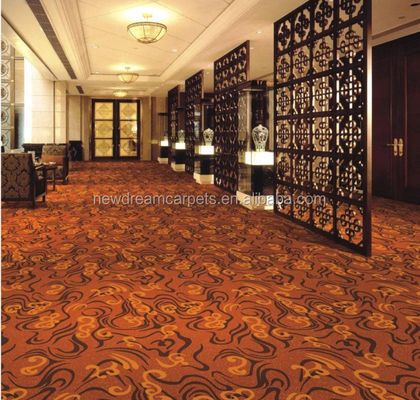 Stoccaggio 20% Nylon 80% lana Five-Star tessuto Axminster tappeto per Hotel Lobby Ristorante