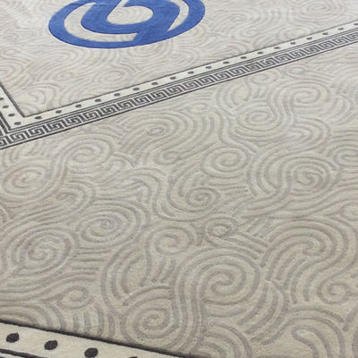 Home Manifattura Tufting tappeto e tappeto di colore bianco con disegno personalizzato in lana / arcilica