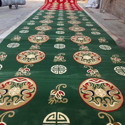 Rollo di tappeto della moschea lavabile a mano o a macchina in qualsiasi colore per la preghiera da muro a muro