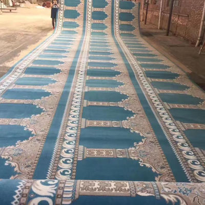 Rollo di tappeto della moschea lavabile a mano o a macchina in qualsiasi colore per la preghiera da muro a muro