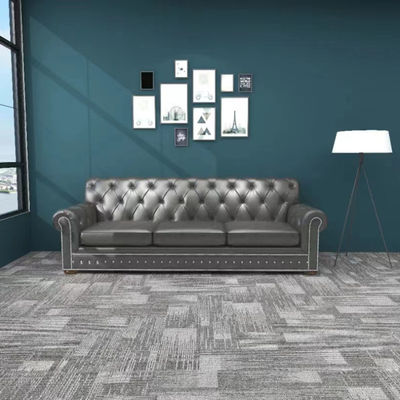 Spessore totale 6±1 mm 100% Nylon 50x50 Piastrelle per tappeti per ufficio Ambiente commerciale