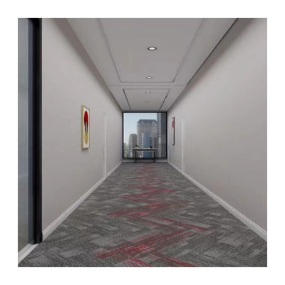 50x50cm Piastrelle di tappeto di lusso Materiale in nylon 100% per ufficio di forma rettangolare