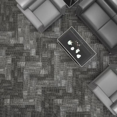 Piastrelle per tappeti per ufficio realizzate a macchina 50x50 cm Soluzione quadrata per pavimenti per uffici