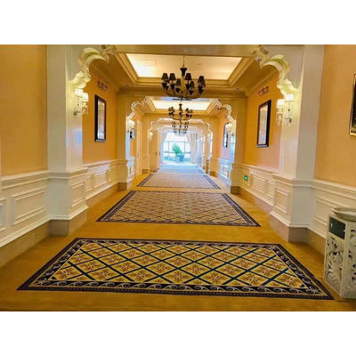 Tappeti stampati su misura in 100% nylon in stile di design moderno per camere commerciali negli hotel