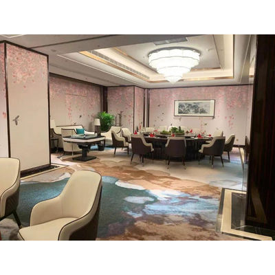Tappeti stampati su misura in 100% nylon in stile di design moderno per camere commerciali negli hotel