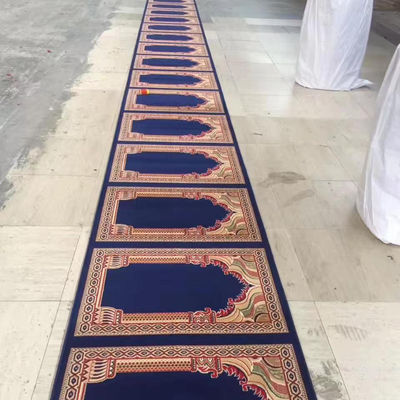 Rectangle Axminster Disegni personalizzati 4*25 Roll Custom Carpet per Moschea Carpet di preghiera