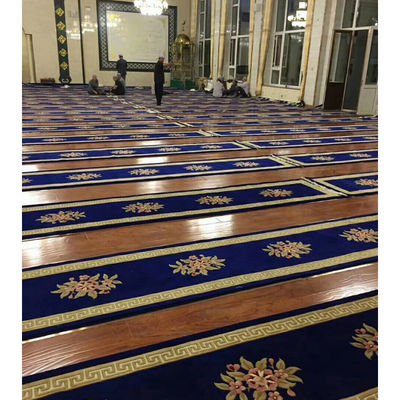 Rectangle Axminster Disegni personalizzati 4*25 Roll Custom Carpet per Moschea Carpet di preghiera