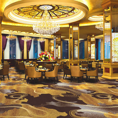 Tappeti per pavimenti in lana jacquard e nylon Axminster personalizzati per hotel a 5 stelle