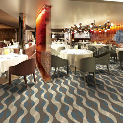 Tappeti per pavimenti in lana jacquard e nylon Axminster personalizzati per hotel a 5 stelle
