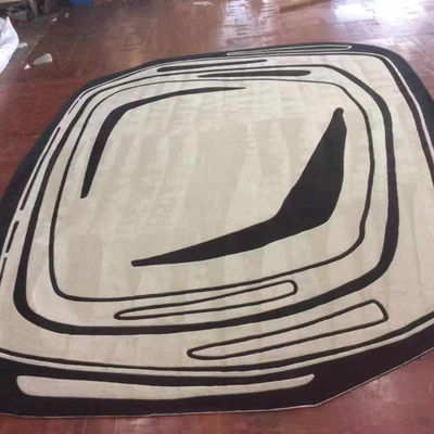 Tela di cotone con supporto per tappeti di design a mano