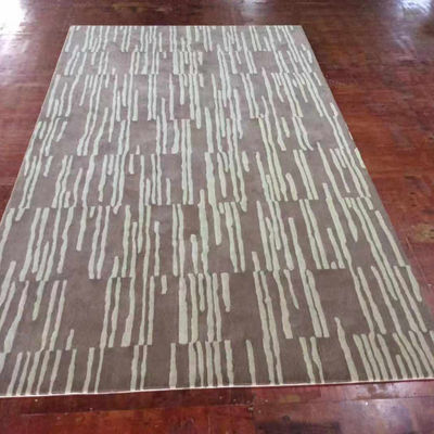 Tela di cotone con supporto per tappeti di design a mano