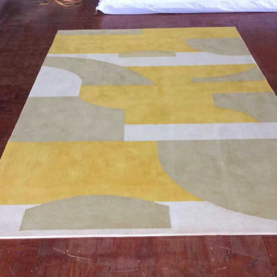 Tela di cotone con supporto per tappeti di design a mano