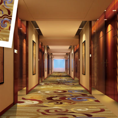 Disegno 80% lana E 20% Corridoio Hotel Axminster tappeto per la casa altezza pila 7mm-10mm