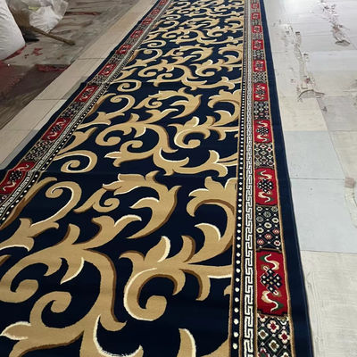 Disegni personalizzati tappeto di preghiera per moschea cuscinato per moschea densità 7*9 4*25 rollo