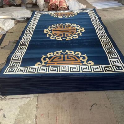 Disegni personalizzati tappeto di preghiera per moschea cuscinato per moschea densità 7*9 4*25 rollo