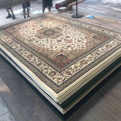 Tappeti personalizzati per la moschea Sala di banchetti Sala di preghiera Axminster 4 * 25 Roll Machine Tissuto tappeto