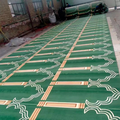 Tappeti personalizzati per la moschea Sala di banchetti Sala di preghiera Axminster 4 * 25 Roll Machine Tissuto tappeto