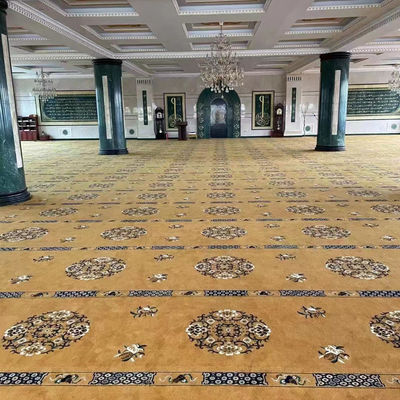 Tappeti personalizzati per la moschea Sala di banchetti Sala di preghiera Axminster 4 * 25 Roll Machine Tissuto tappeto