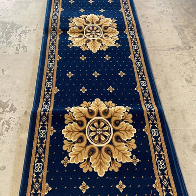 80% di lana 20% di nylon tappeto tessuto a macchina per la preghiera della moschea disegni personalizzati 4 * 25 rulli