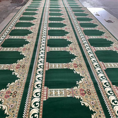 Disegni personalizzati 4*25 tappeto di preghiera per moschea musulmana 4m 13,12ft larghezza