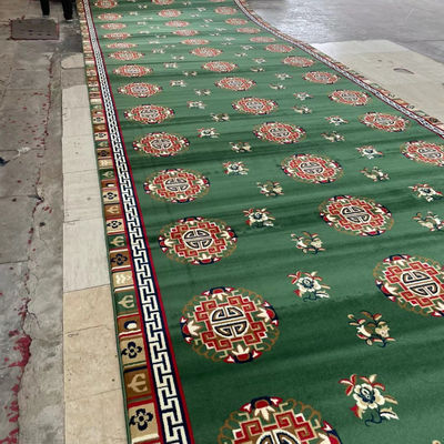 OEM ODM Disegni personalizzati 4 * 25 Roll Axminster Moschea tappeto di preghiera per moschea musulmana