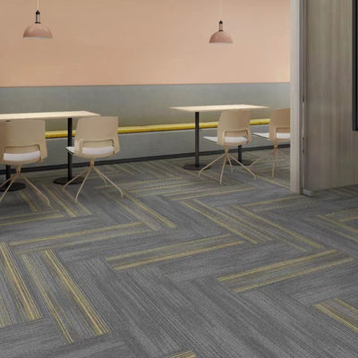 60x60 50x50 Piastrelle di lusso per tappeti da ufficio rimovibili in stile semplice e Jacquard Loop