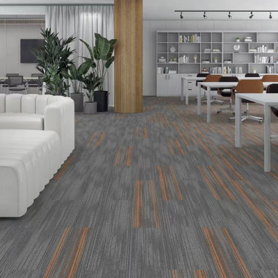 60x60 50x50 Piastrelle di lusso per tappeti da ufficio rimovibili in stile semplice e Jacquard Loop
