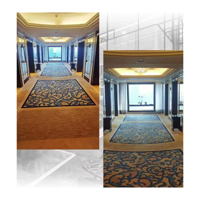 Rectangle WILTON 4m Fire Proof Nylon Parete a Parete tappeto per edifici commerciali