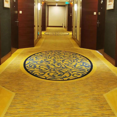 Rectangle WILTON 4m Fire Proof Nylon Parete a Parete tappeto per edifici commerciali