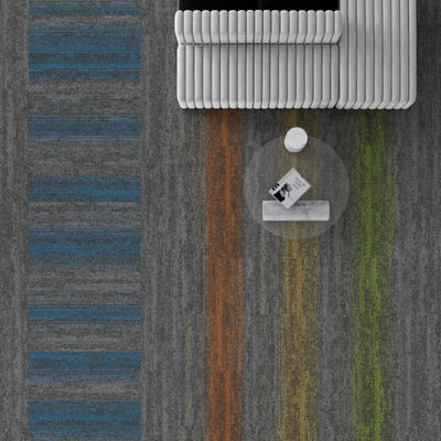 Home Anti-slip Luxury Removable Carpet Tiles 50x50 Carpet modulare per ufficio