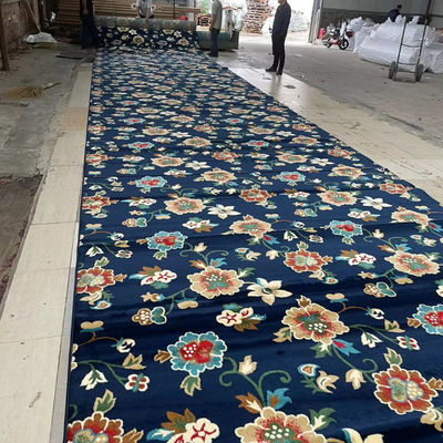 Tappeti personalizzati Axminster Taglio Pila Tappeto di preghiera della moschea rettangolo 4 * 25 Rollo per la moschea