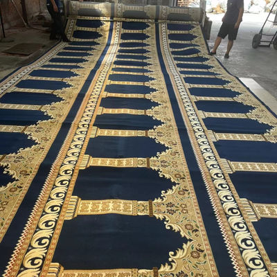 80% lana e 20% nylon Modello di puzzle di tappeto moschea morbido per parete a parete Migliori prezzi