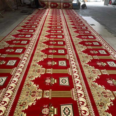 80% lana e 20% nylon Modello di puzzle di tappeto moschea morbido per parete a parete Migliori prezzi