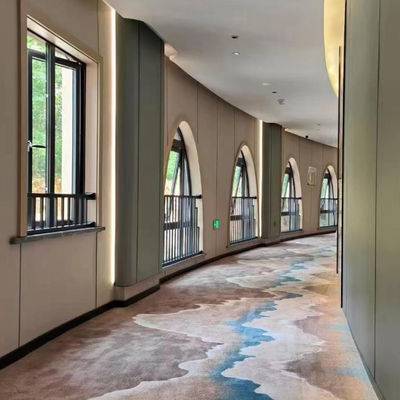 1360g/m2 Peso di pila Pavimenti commerciali ignifughi 100% lana 4m Nylon Tapis parete a parete