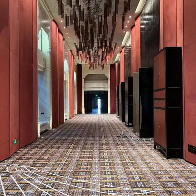 Pavimenti commerciali 4m*25m Aczione ignifugia di sostegno Wilton Nylon Tapis parete a parete