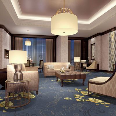 80% lana 20% nylon Axminster Tappeto da sala da banchetto per la hall dell'hotel e la decorazione delle stanze