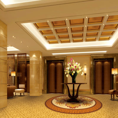 Parete a parete Luxury Axminster Carpet per hotel Peso totale 3 kg/mq e pila tagliata